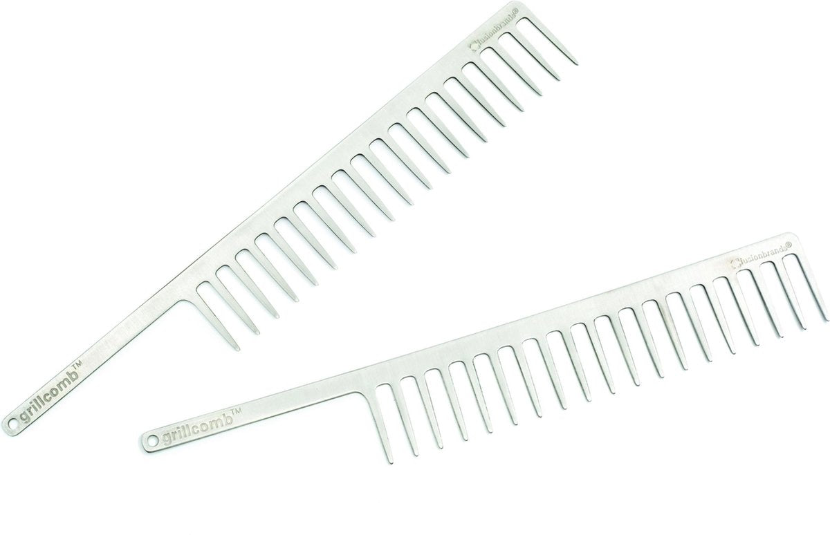 GrillpenGrillComb - Rvs - Set van 2 stuks
