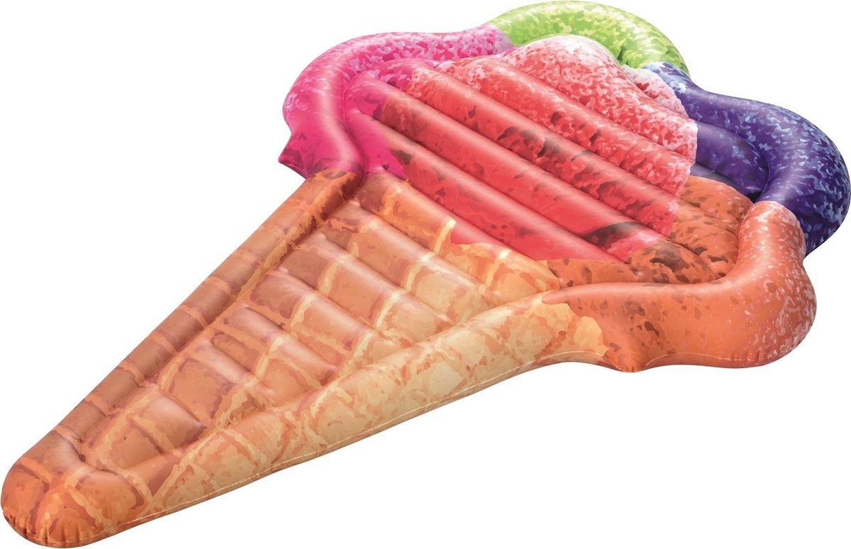 Bestway luchtbed ijshoorn - model 43183 - Summer Flavors Collection - 178 x 125 x 17 cm