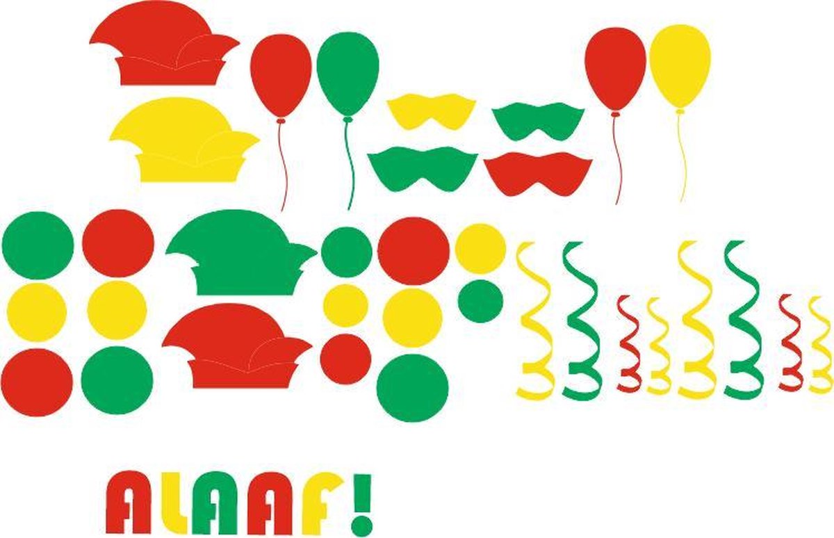 Raamsticker rood