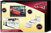 Luna Legpuzzel/kleurplaat Cars Jongens Karton 24 Stukjes