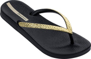Ipanema Anatomic Mesh Dames Slippers - Black/Gold - Maat 41/42