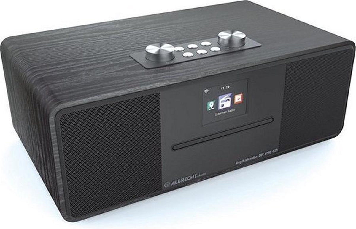 Albrecht DR 690 hybrideradio - CD-speler - DAB+ en FM- internetradio met bluetooth