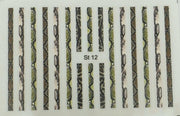 Korneliya 3D StickOn Reptile Stripes  Nr 12