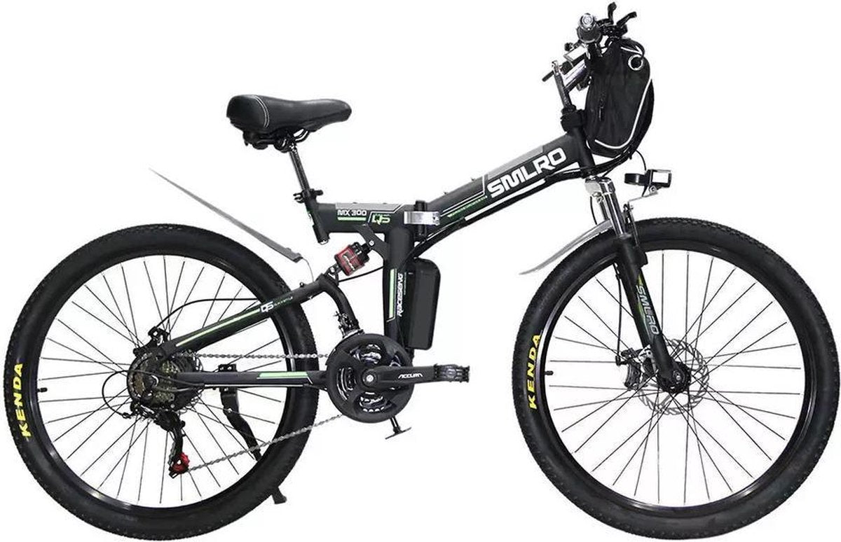 SMLRO City Cruiser - E- Bike - Vouw fiets - Elektrische Mountainbike - 26 inch - 1000W - 20Ah batterij Long Range