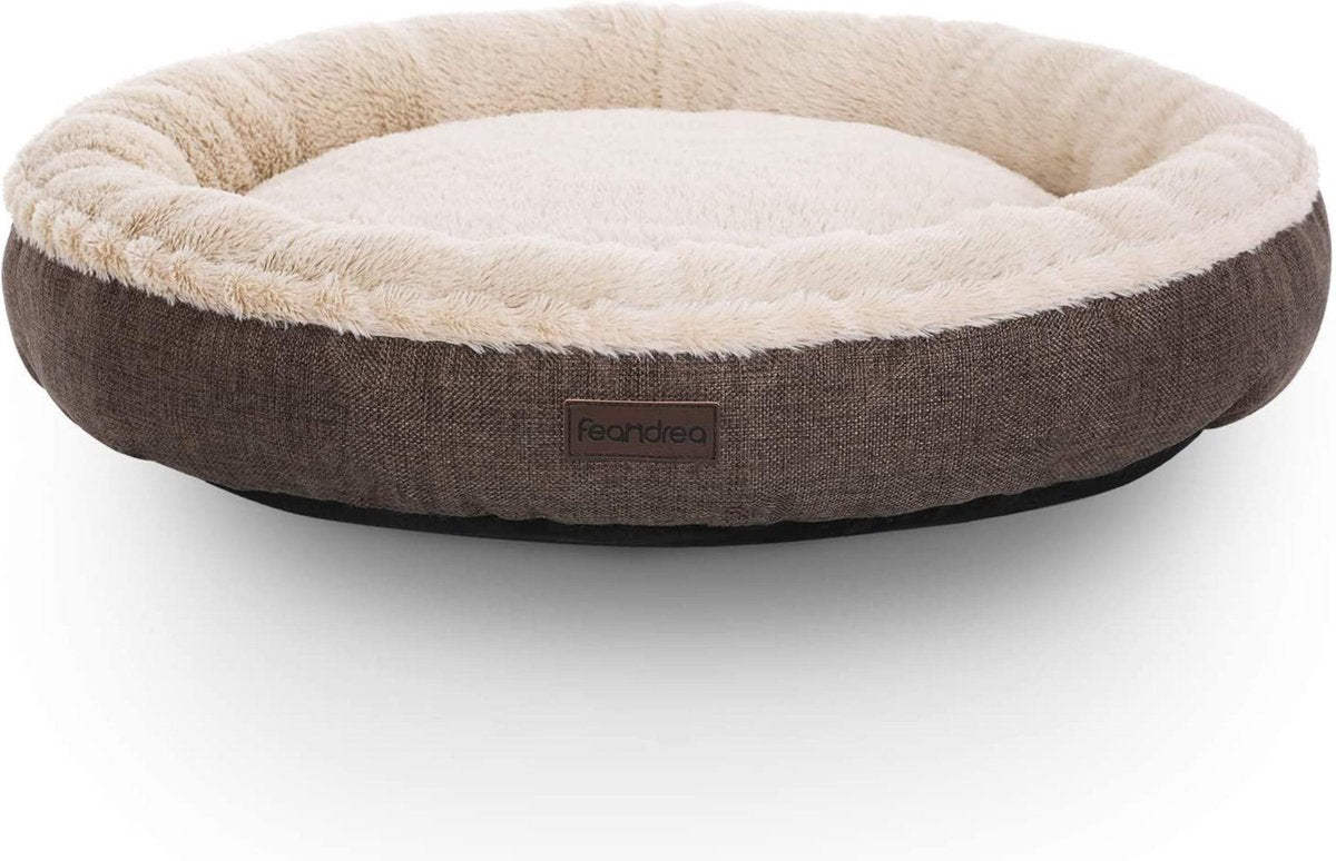 Nancy's Sammy's Hondenbed - Hondenmand - Kattenmand - Rond - Bruin - Ø 65 cm