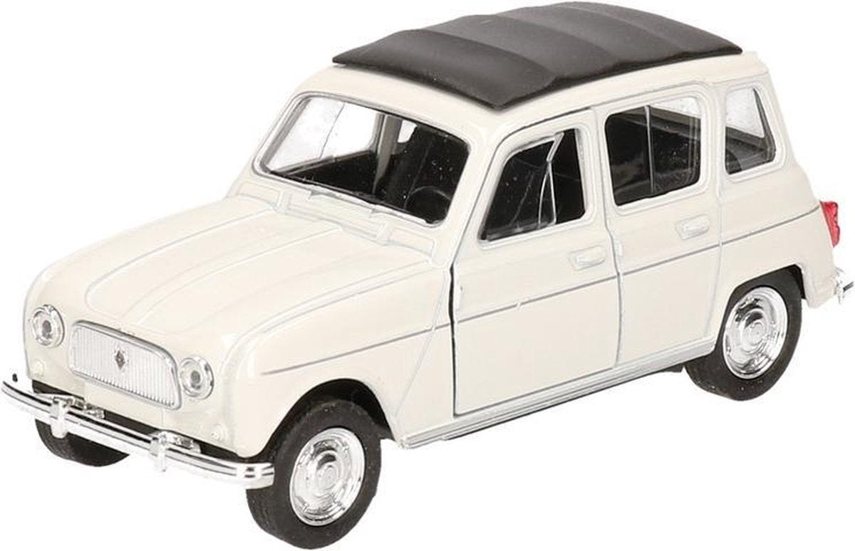 Modelauto Renault 4 wit 11