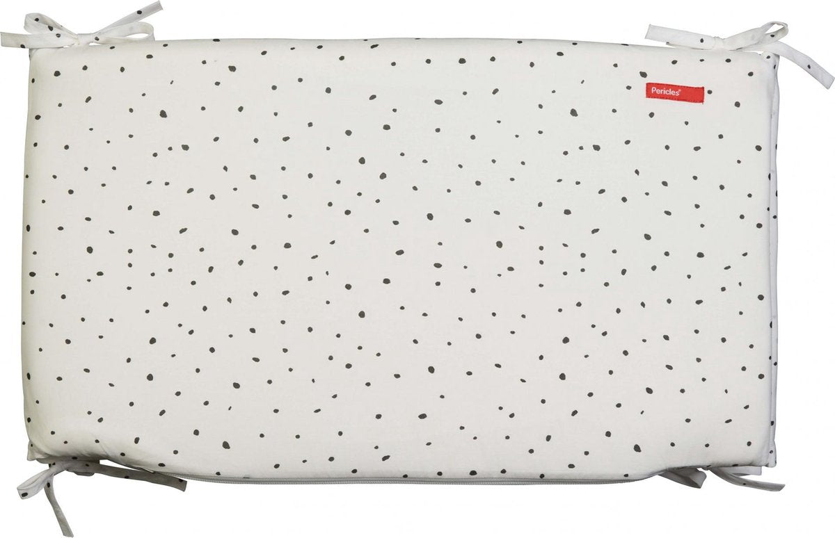 Pericles Bedomtrek Spots Katoen 180 X 135 Cm Wit/zwart