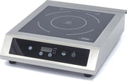 Inductie Kookplaat 3500 Watt - 1x32 cm Pit - tot 240 Graden - Timer - Touch Bediening - RVS - Vrijstaand Model - Professionele Inductieplaat - Maxima