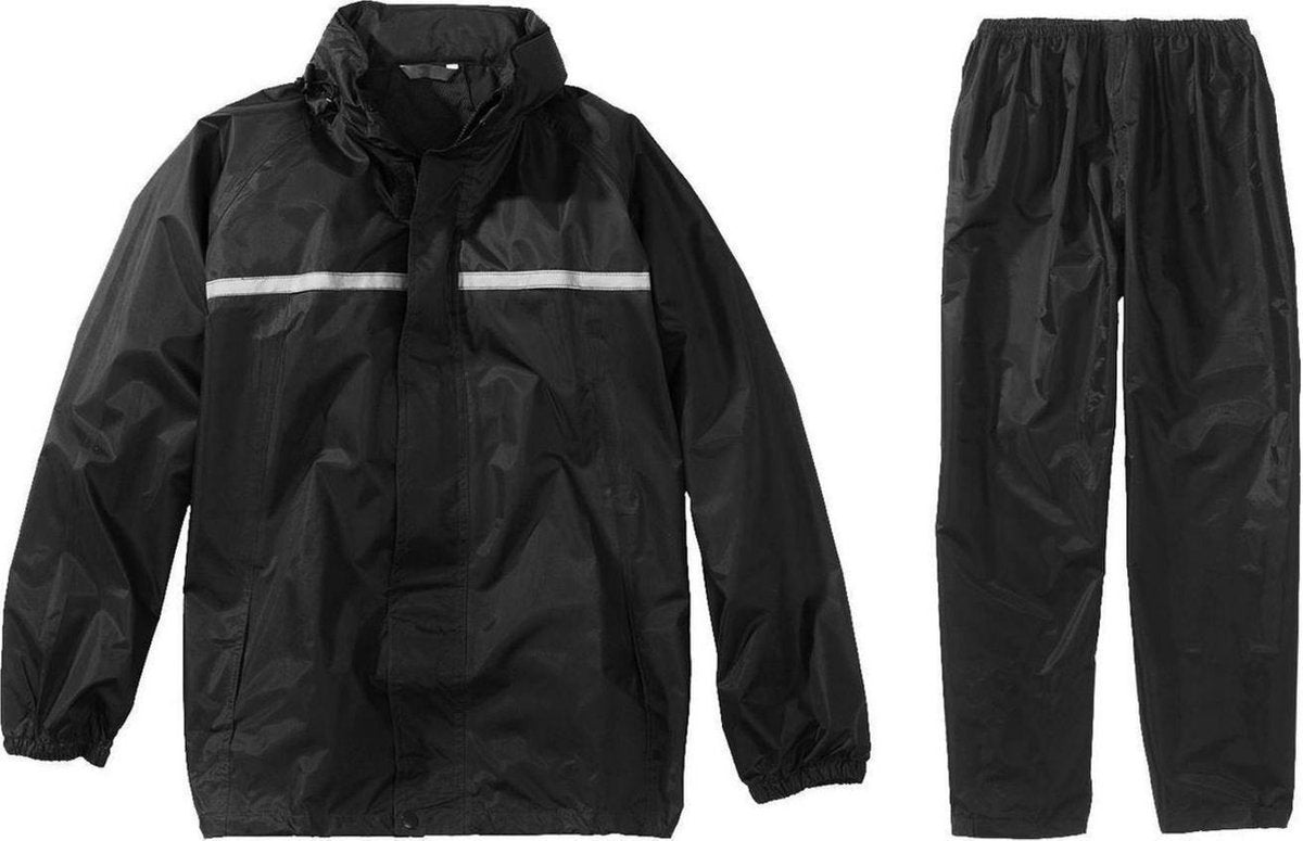 Greenlands Regenpak - Basic Rainsuit - Unisex - Maat XL - Zwart