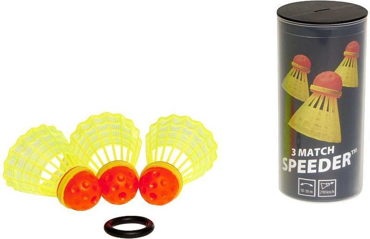 Speedminton Match Speeders - 3 stuks - crossminton - speedbadminton