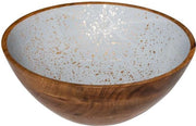 Stylepoint Houten kom grijs Ø30X10 CM