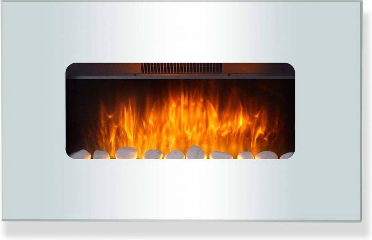 MOA Elektrische Haard - Sfeerhaard Hangend - Met Afstandbediening - Wit - EF208F