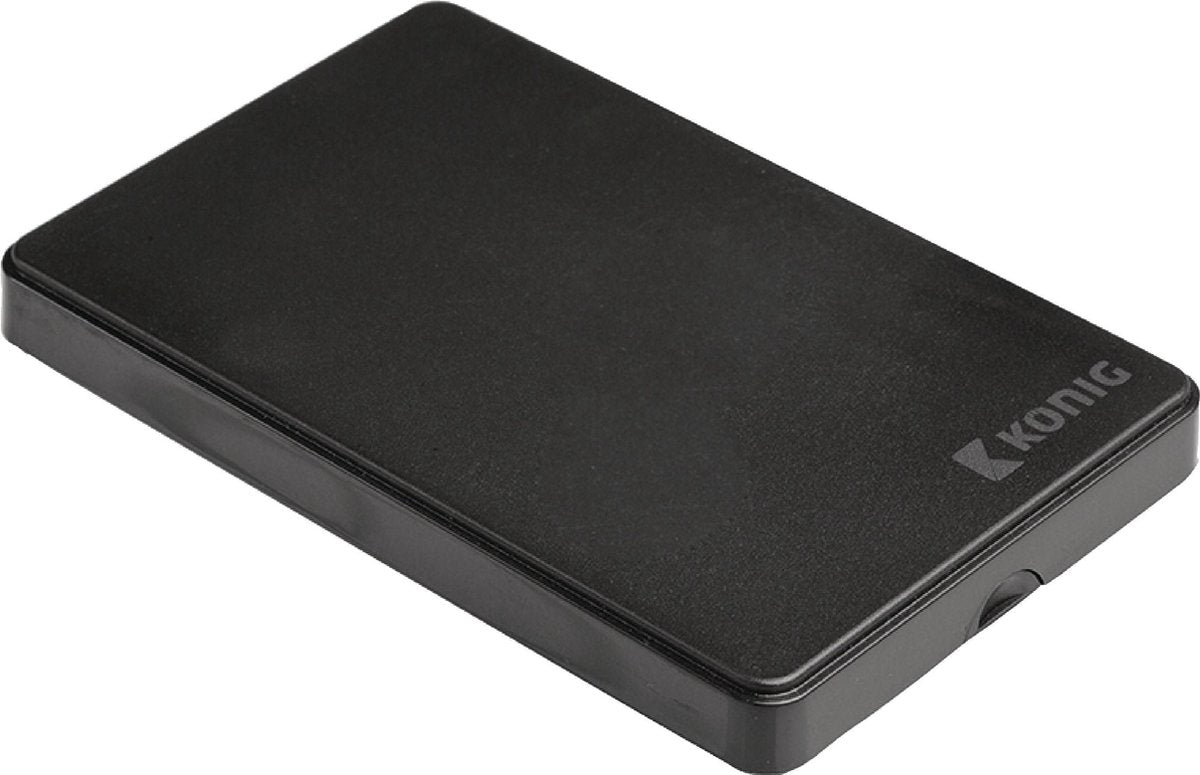 König CSU2HDE25S100 HDD-behuizing 2.5'' Zwart behuizing voor opslagstations
