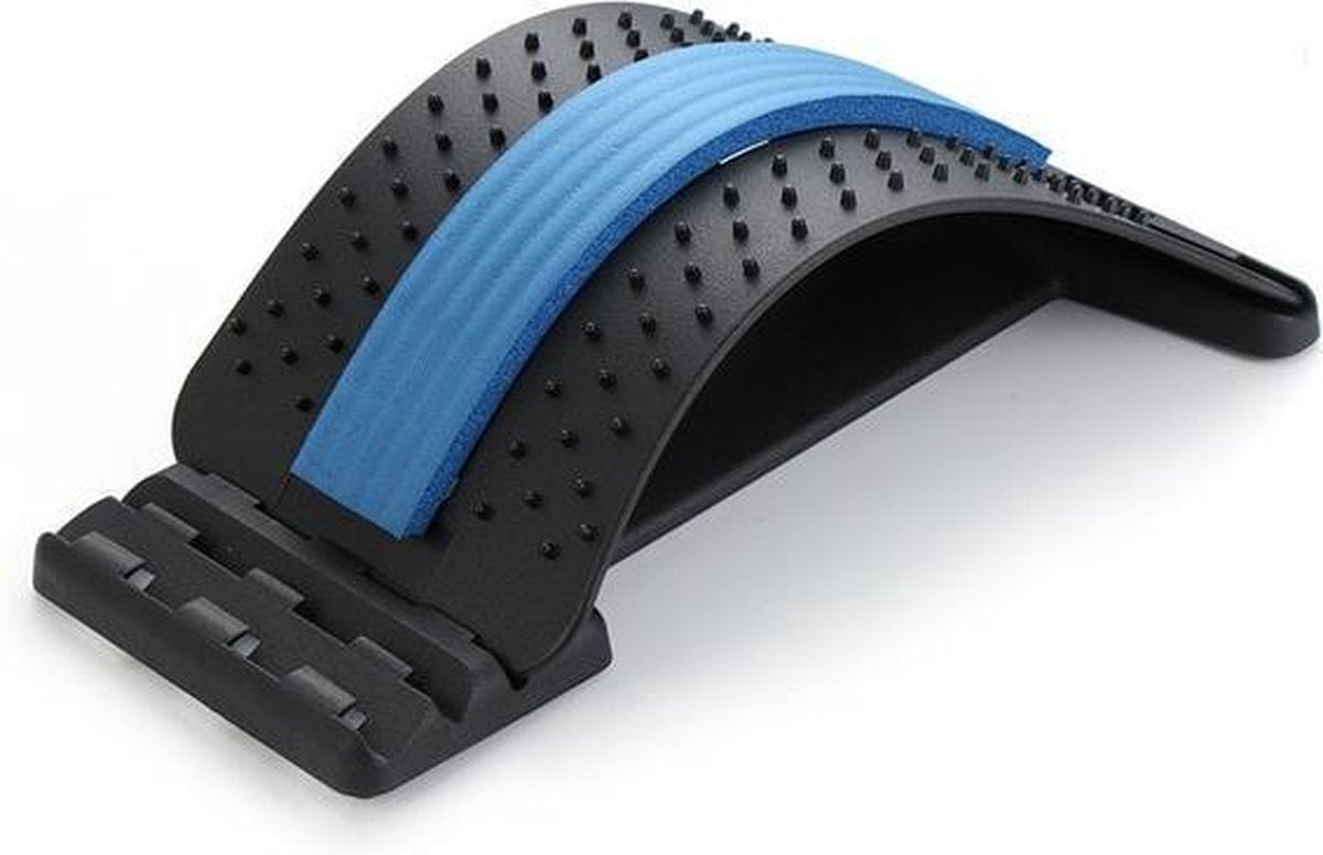 Rugstretcher | Blauw | Verstelbaar | Back Massager | Backstretcher | Rug Stretcher | Rugmasseur | Acupunctuur Massage Apparaat | Onderrug klachten | Rug corrector | Acupressuur | Lumbale correctie