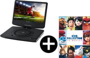 Denver MT-983 NB - Draagbare DVD-speler - 9 inch - Zwart - DVD films - 10 films - (Smurfen