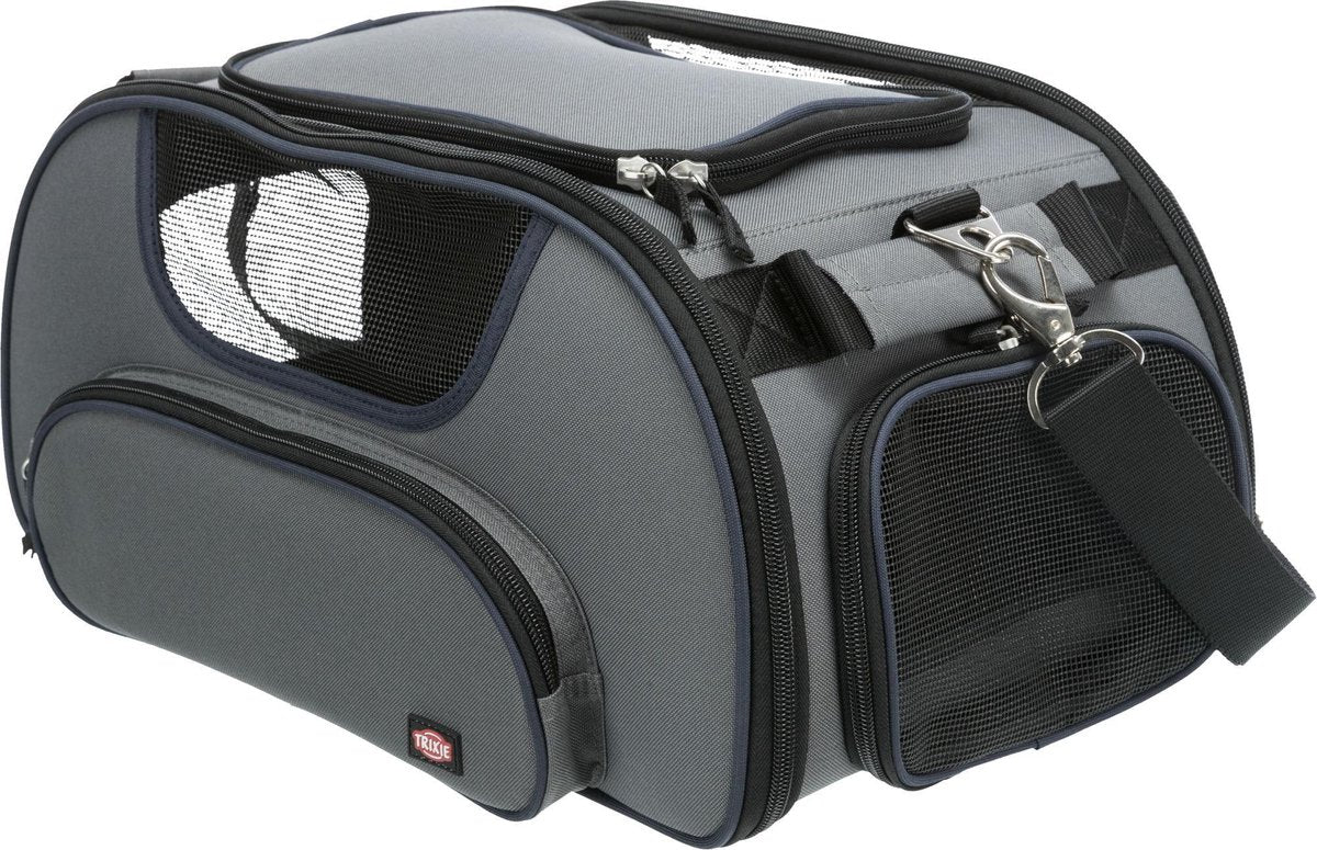Hondendraagtas Airline Tas Wings tot: 20 kg - Afmetingen: 28 × 46 × 23 cm - Kleur: grijs/blauw