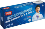 DHS Outdoor tafeltennisbal 10 ballen - TOP pingpongbal voor buiten
