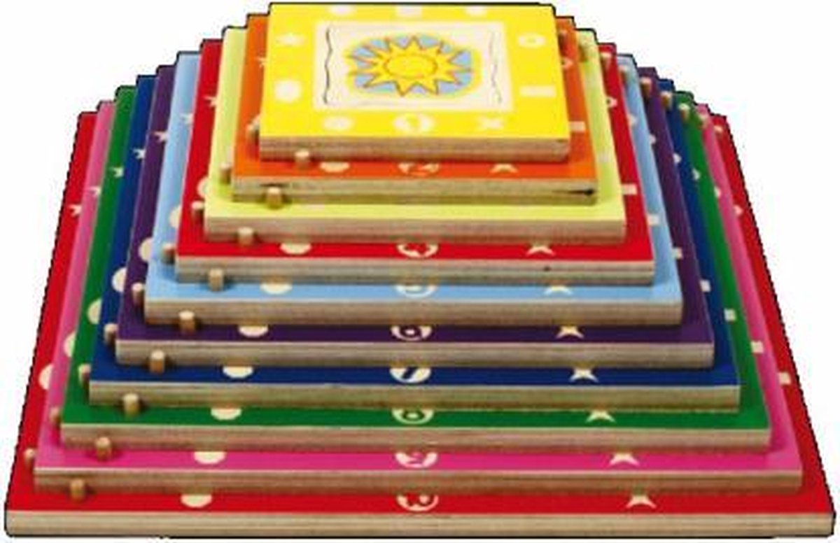 Beleduc Piramidepuzzel hout