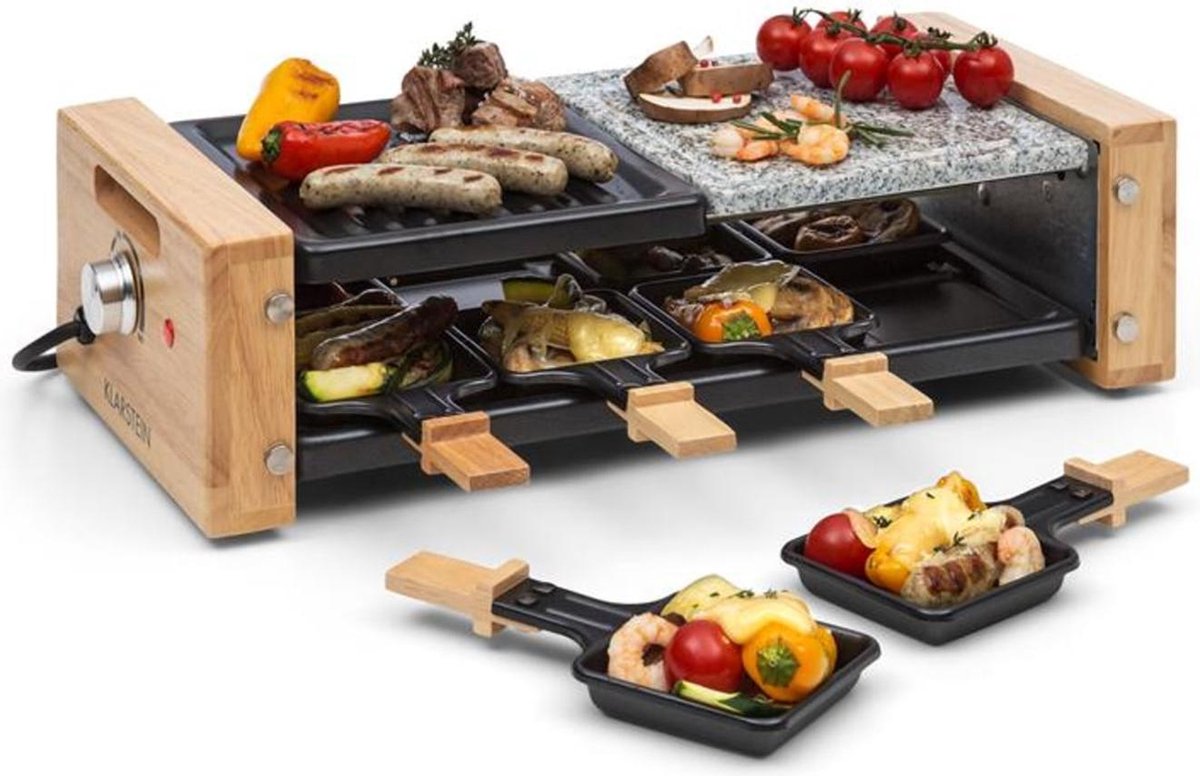 Chateaubriand Nuovo raclette 1200W aluminium/steen 8 personen