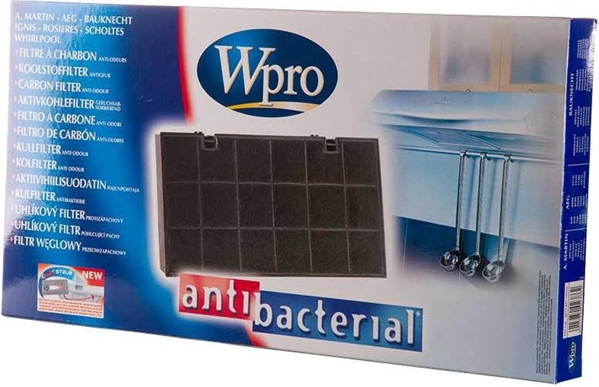 Wpro Type 150 / DKF24 actief koolstoffilter voor afzuigkap