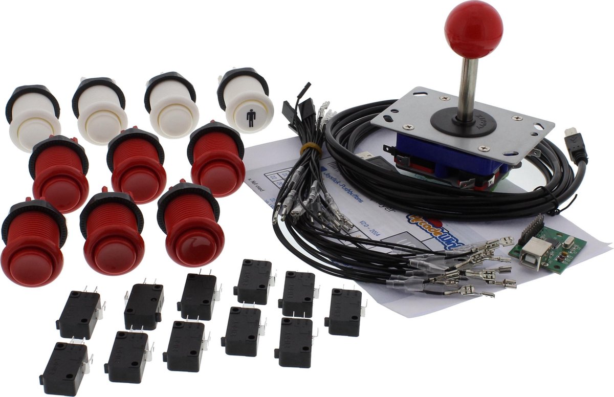 ArcadeWinkel Arcade starterspakket 1 speler (drukknoppen