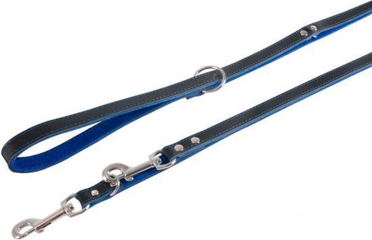 Trainingleash chic 200cm 12mm black/blue