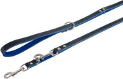 Trainingleash chic 200cm 12mm black/blue