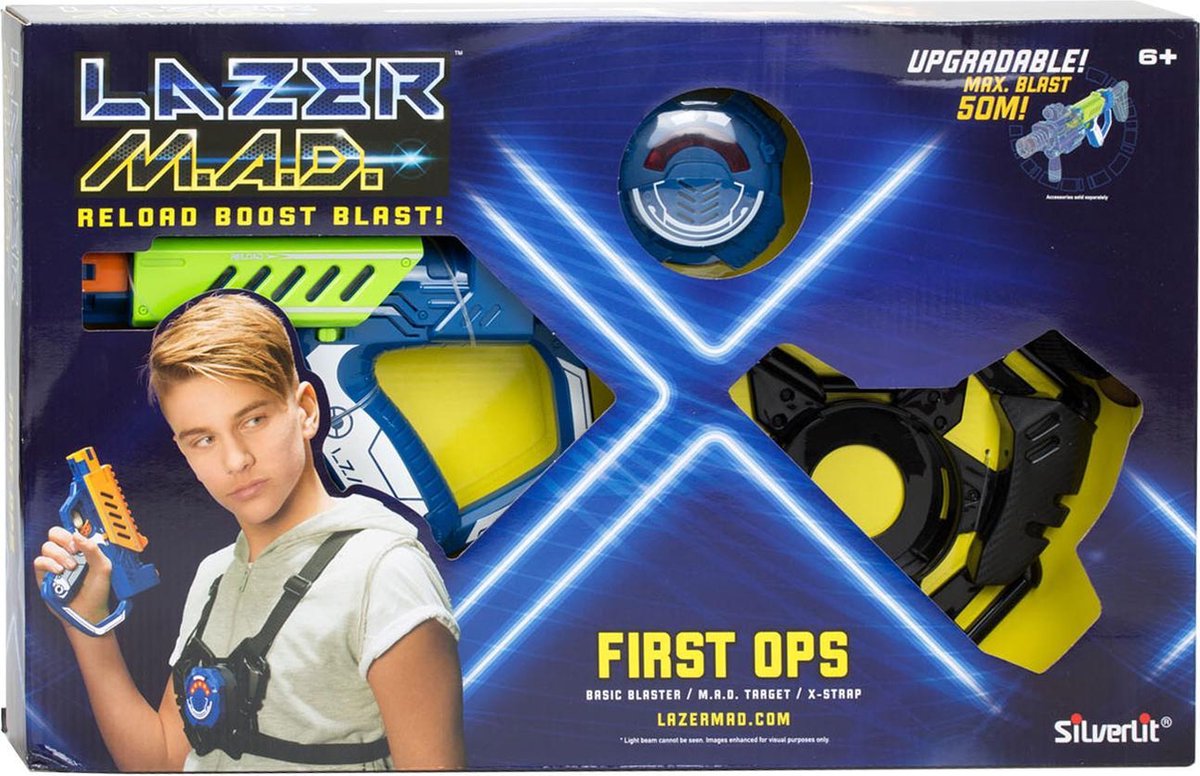 Silverlit First Ops Lasergame Afmeting verpakking: 48 x 31 x 7 cm