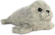 Aurora Knuffel Mini Flopsie Zeehond Grijs 20