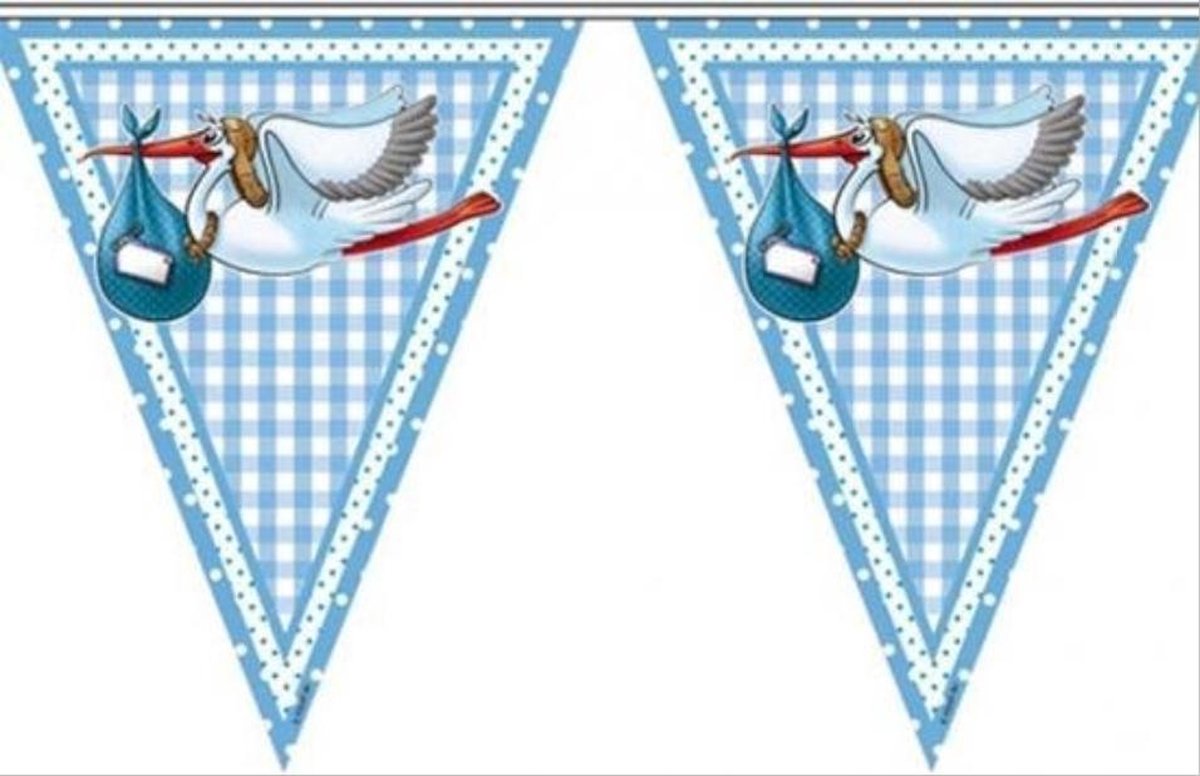 Vlaggenlijn Jongen blauw