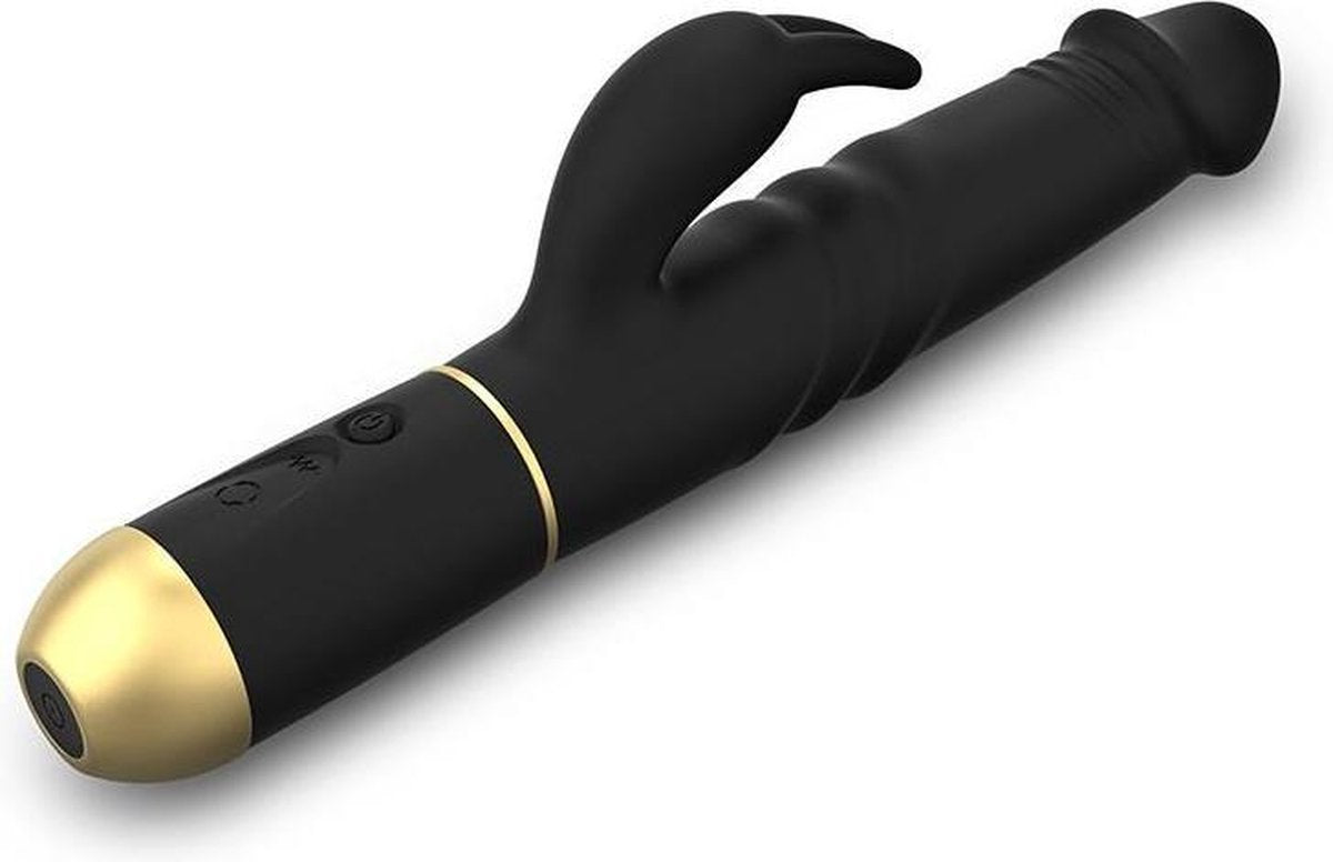 Dorcel Roterende en Stotende Vibrator FURIOUS RABBIT 2.0 - zwart