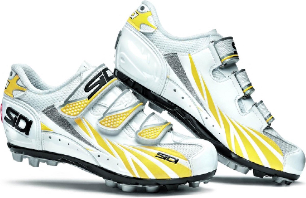 Sidi SUN Mountainbikeschoenen Dames Wit Geel - Maat 39