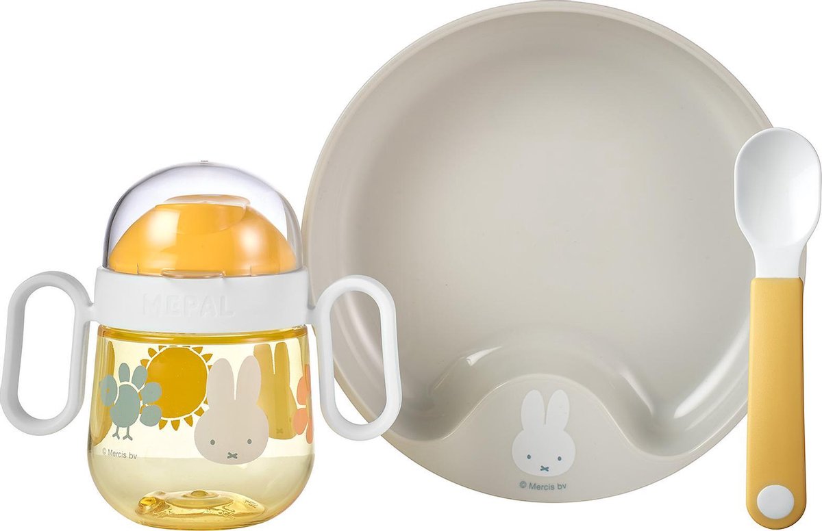 Mepal Mio – Babyservies 3-delig – bestaat uit een oefenbord