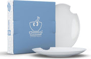 Tassen set van 2 diepe borden met hap eruit 24 cm - 75
