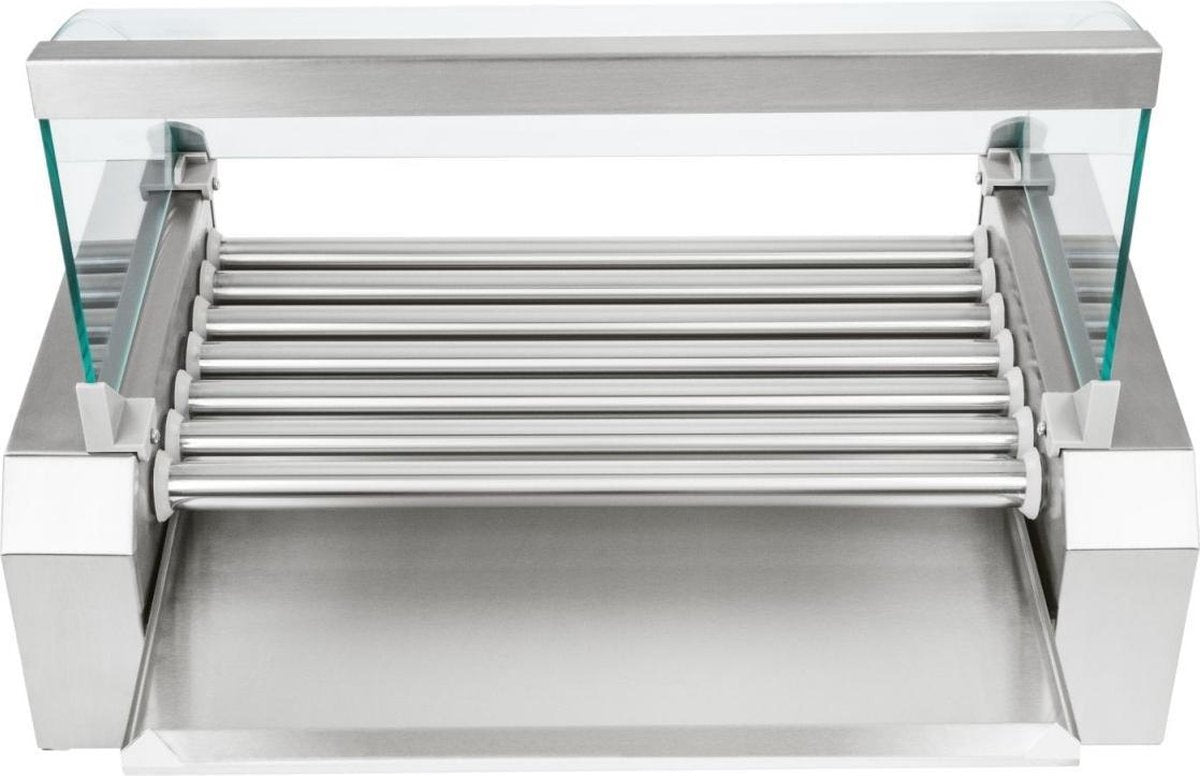 Royal Catering Hotdog Grill - 7 rollers - Roestvrij staal