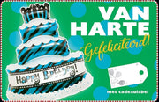 Folie ballon Van Harte Gefeliciteerd