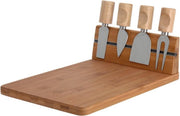 Kaasplank met 4 kaasmessen