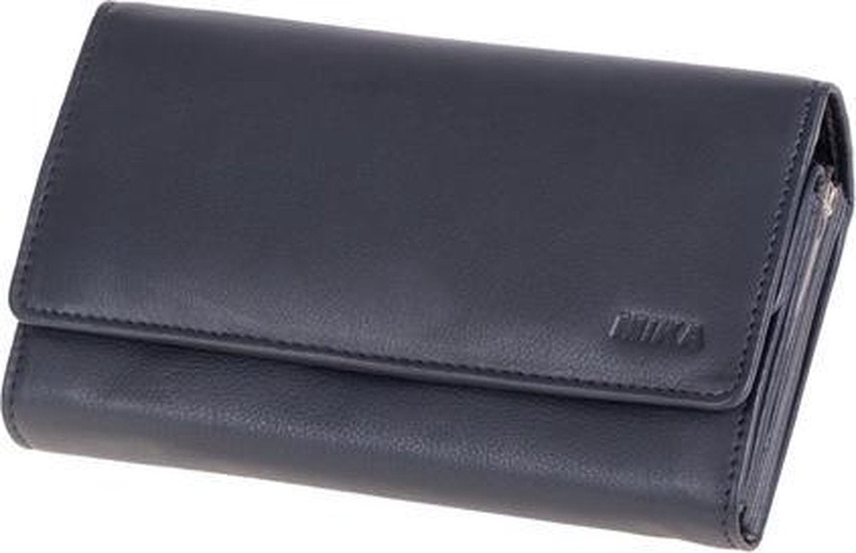 Portefeuille Mika blauw - dames 20x11