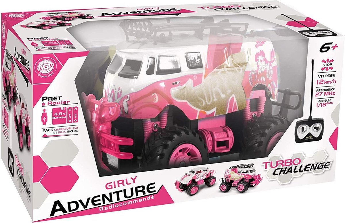 Radiografisch Bestuurbare Girly Retro Van Turbo - Challenge