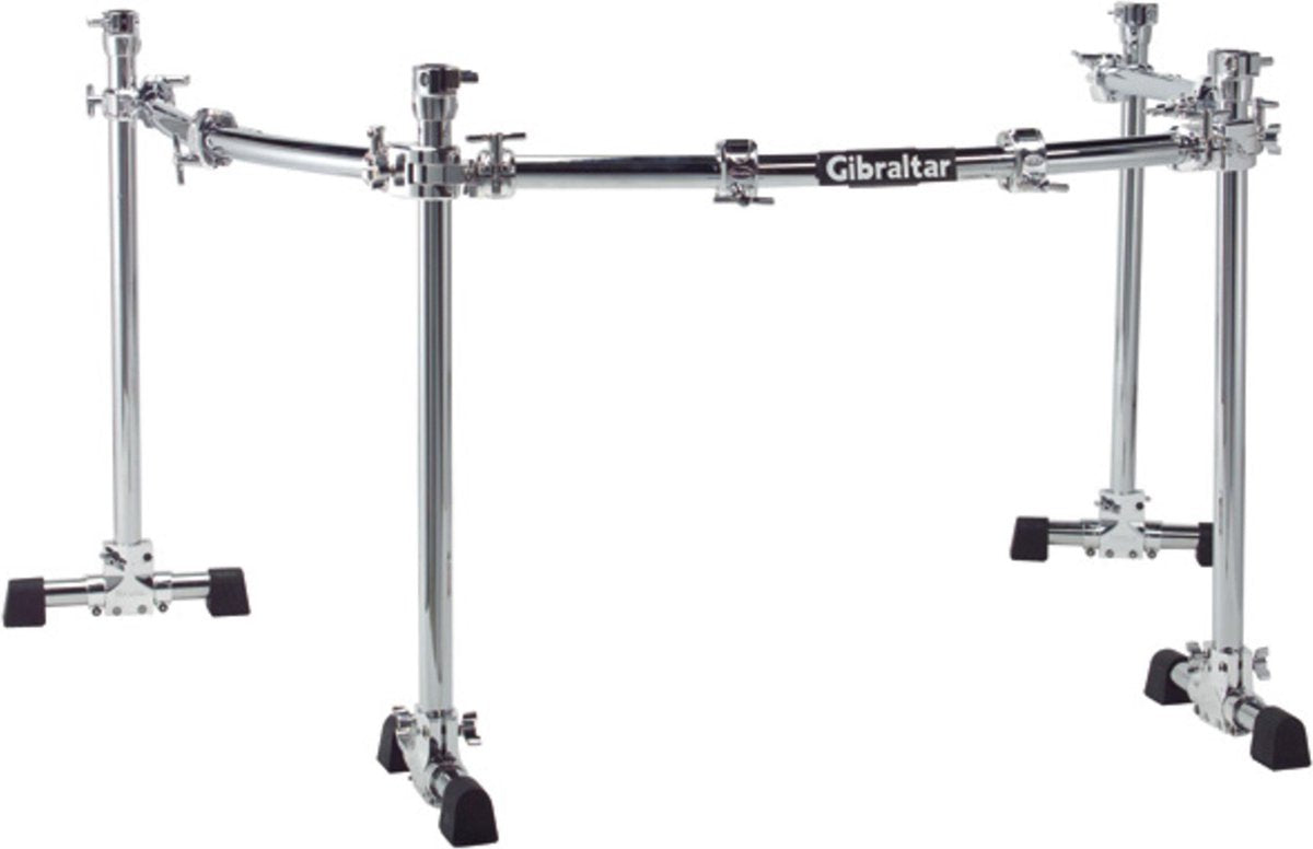 Gibraltar Rack systeem Chrome serie 4-pole curved rack