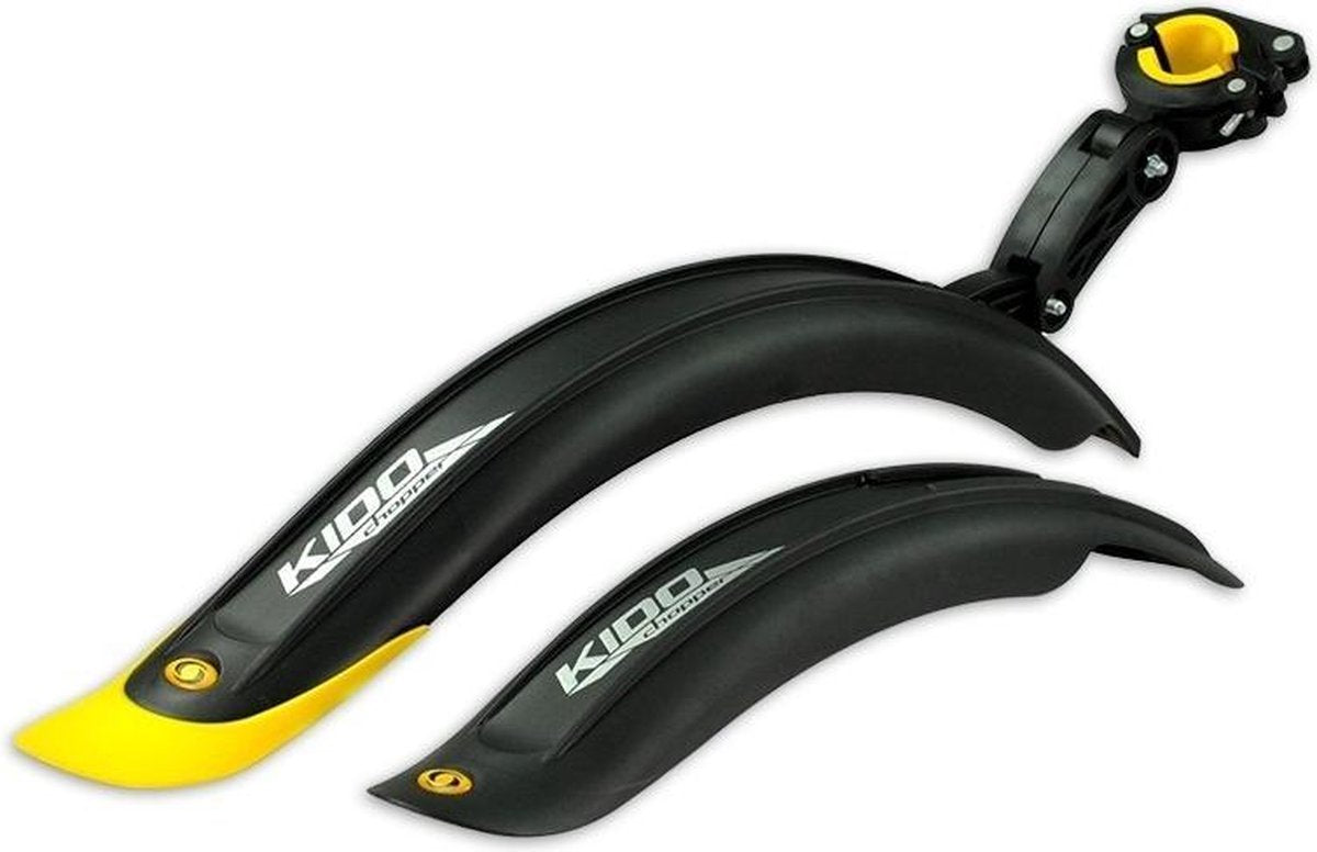 Simpla Spatbordenset Kido Pro 20 Inch Zwart/geel