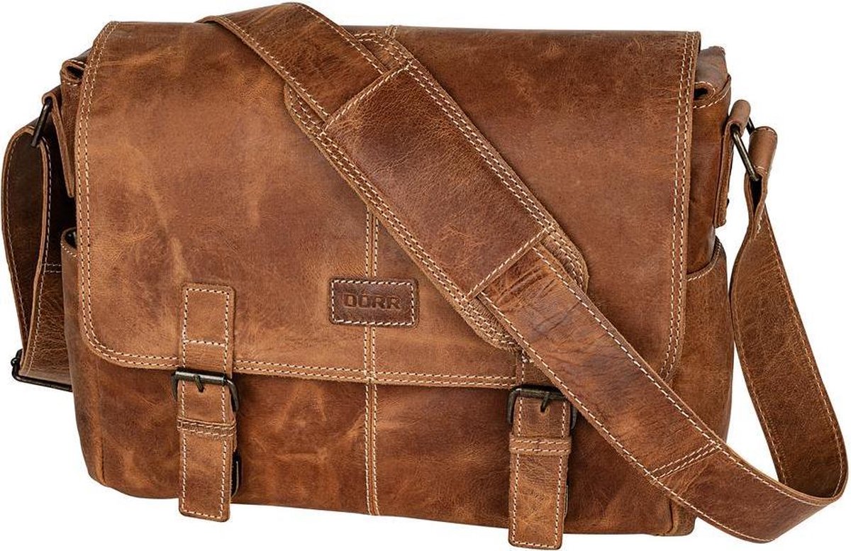 Dörr Kapstadt Leather Photobag Medium Cognac