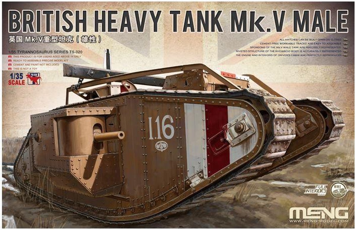 Meng - 1/35 Mk. V Male