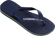 Havaianas Brasil Logo Unisex Slippers - Navy Blue - Maat 31/32