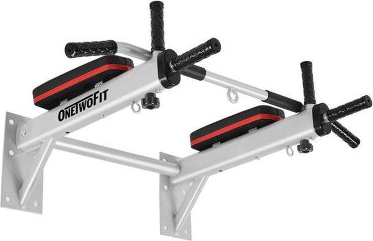 OneTwoFit Multifunctionele Optrekstang Wandmontage Pull Up Bar