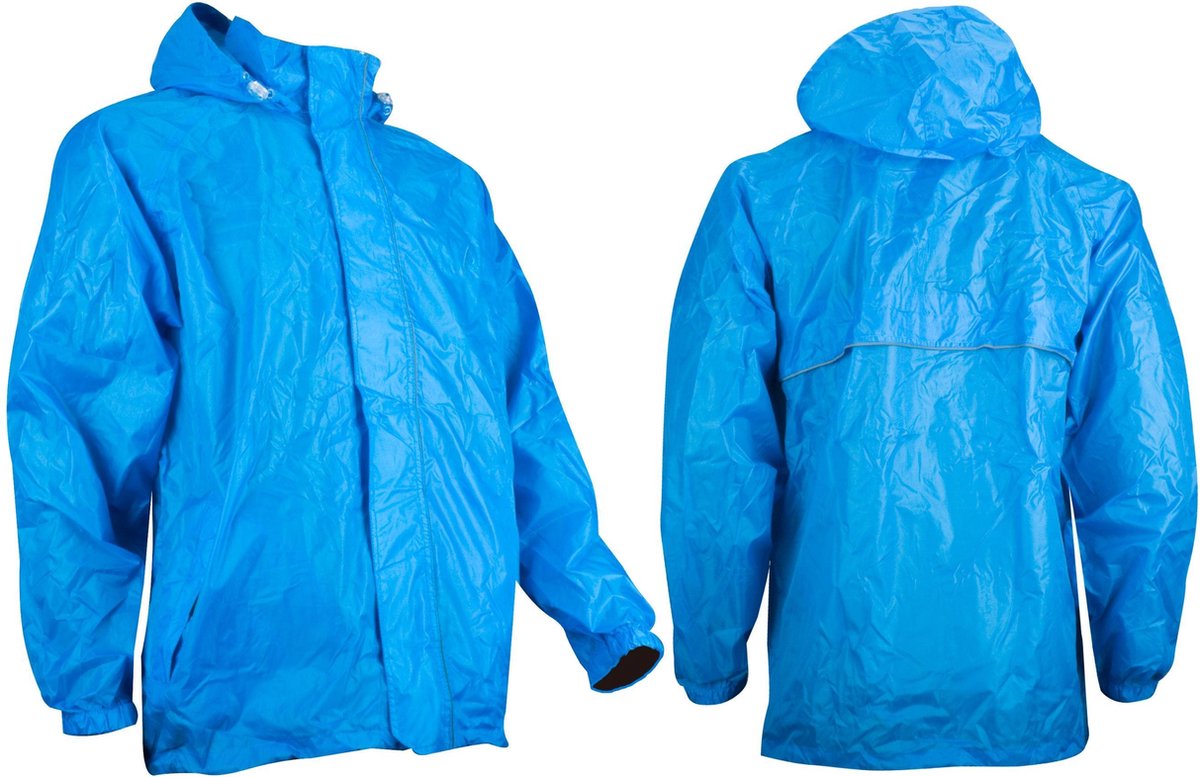 Ralka Regenjas - Volwassenen - Unisex - AquaBlauw