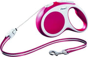 Flexi Vario Koord - Hondenriem - Rood - S - 8 m - (<12 kg)