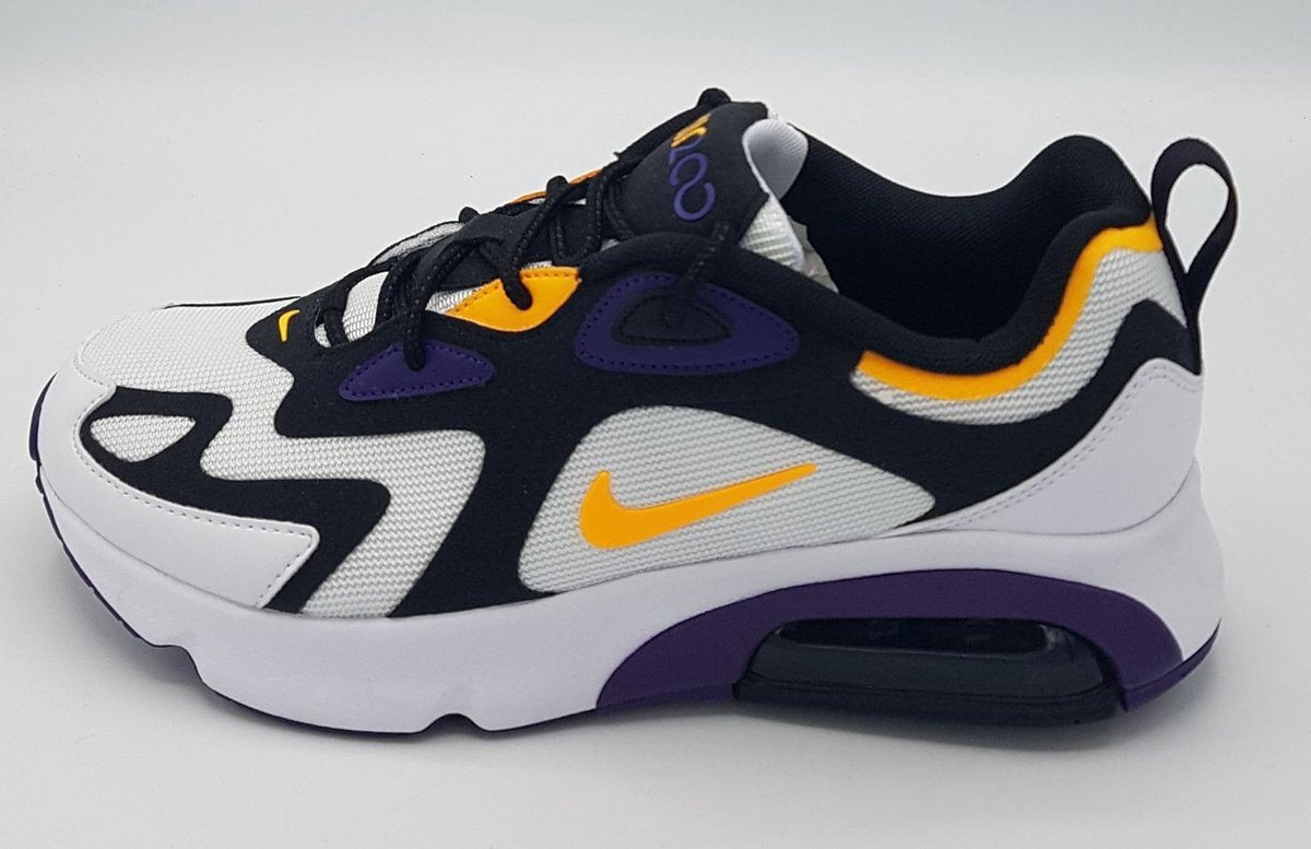 Air max 200 white/ laser orange-eggplant maat 39