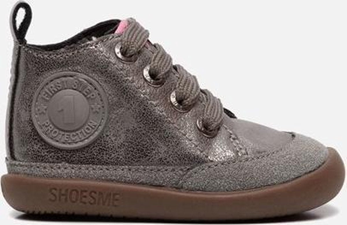 Shoesme BabyFlex babyschoenen zilver - Maat 20