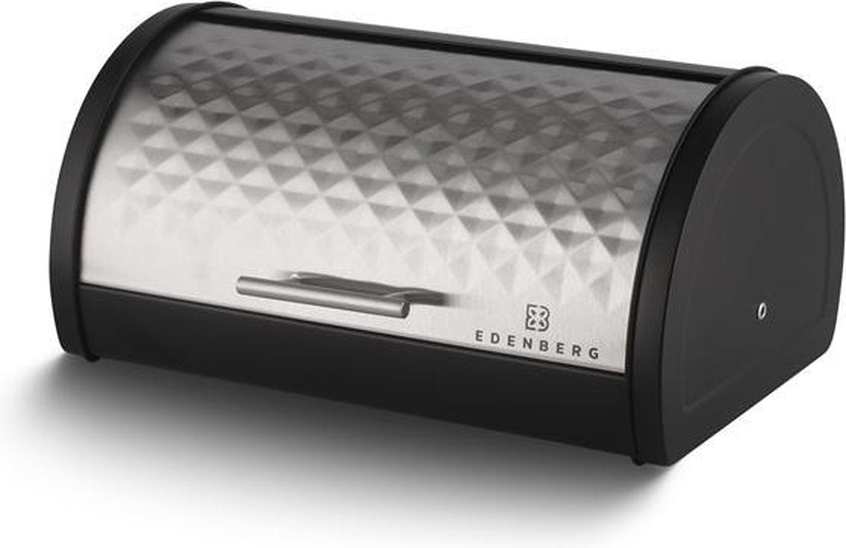 Edënbërg Black Line - Broodtrommel - Vershouddoos - RVS